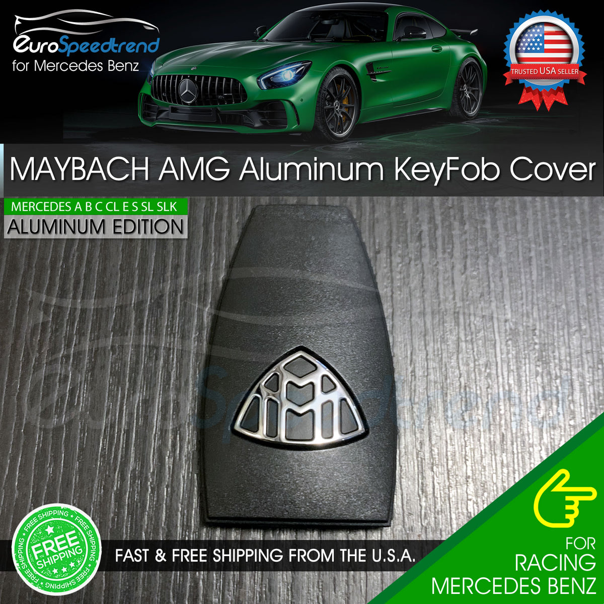 OEM Maybach AMG New Remote Key FOB Cover Holder Protect For Mercedes S E G  Class