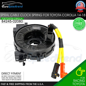 Spiral Cable Clock Spring for Toyota Corolla 2014 2015 2016 2017 2018 8924502080