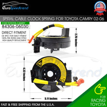 Load image into Gallery viewer, Spiral Cable Clock Spring Fit Toyota Camry 2002-2006 2.4L 3.0L 3.3L 84306-06030
