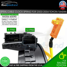 Load image into Gallery viewer, Clock Spring Spiral Cable for Toyota Sequoia Tundra 2002-2004
