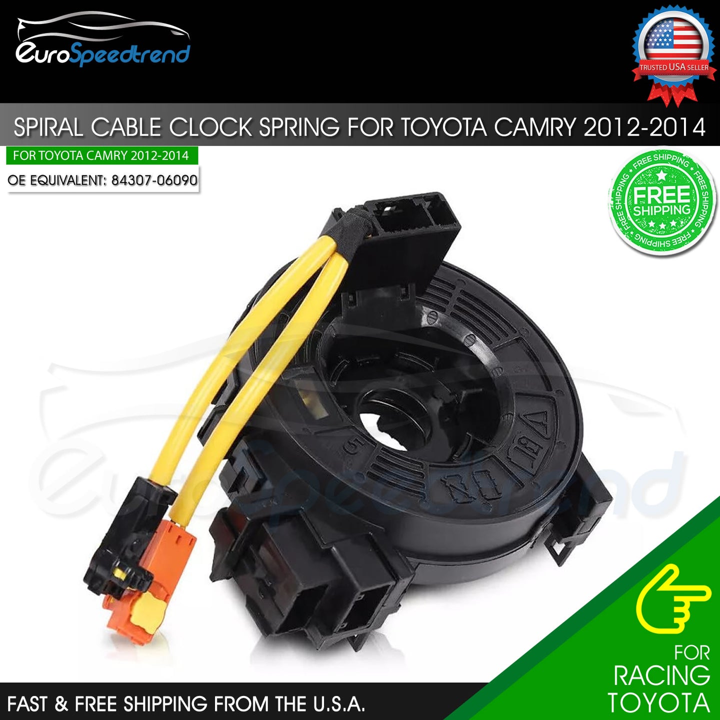 Spiral Cable Clock Spring For Toyota Camry 2012-2014 L4 2.5L V6 3.5L New