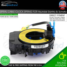 Load image into Gallery viewer, Clock Spring Fit Hyundai Sonata 2009-2015 Elantra 2011-2013 2.0L 2.4L Kia Rio
