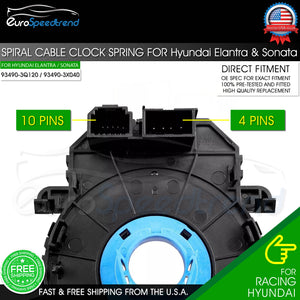 Clock Spring Fit Hyundai Sonata 2009-2015 Elantra 2011-2013 2.0L 2.4L Kia Rio