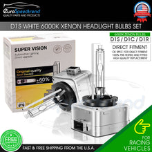 Load image into Gallery viewer, D1S D1C D1R Xenon Bulbs 6000K White Light HID Headlight 66140 66144 85410 85415
