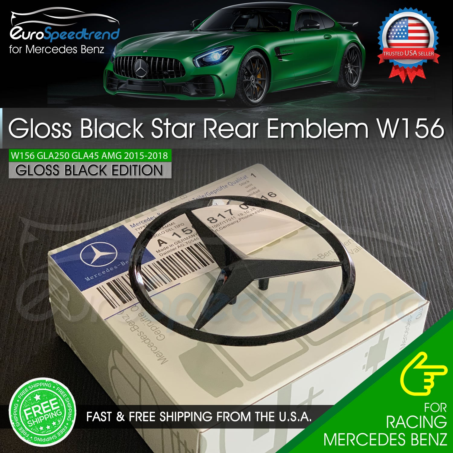 Benz GLA Class Trunk Star Replacement Emblem – Welcome to Swan Bargains  Online Store!